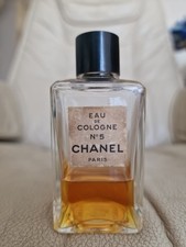 Vintage Authentic Chanel No5 Paris Eau de Cologne.Original.a third of the bottle