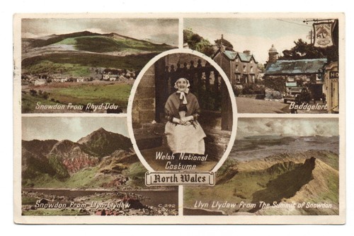 Vintage north wales postcard - north,