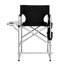 Oversized Tall Director's Camping Chair Portable Folding 300Lbs Capacity Outdoor