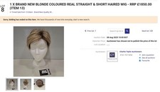 Ladies Blonde Real Straight &