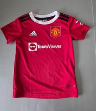 Adidas Manchester Utd 2022/23 Football Shirt Home Baby 9-12 Months Red  