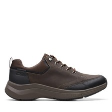 Clarks Mens Wave 2.0 Vibe Dark Brown Walking,Trainers