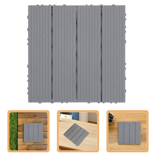 Durable grey plastic wood - grey,
