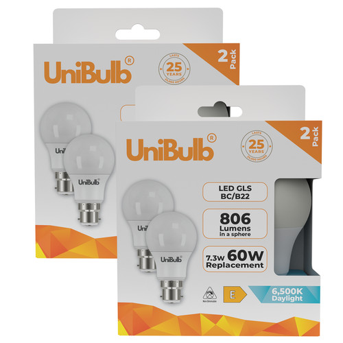 Unibulb gls b22 led bulbs - b22,