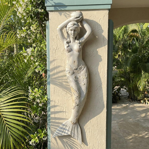 High mermaid statue - 39'',