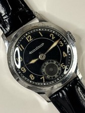 JAEGER-LECOULTRE WW2 Vintage 1940’s Men’s Manual Black Dial Watch - 469/A