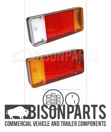 Rear tail lights lamps rh - rear, lh
