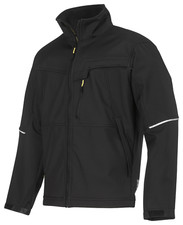 Snickers 1212-0400 Black Softshell Jacket Large