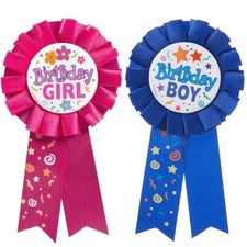 Birthday Girl Boy Award Ribbon