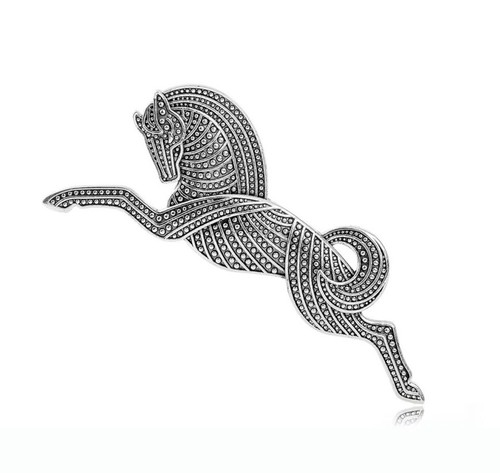 Metal horse brooch choose - brooch,