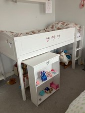 Mia Mid Sleeper Bed Frame with Desk