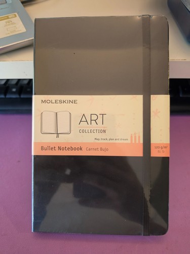 Moleskine bullet notebook - moleskine, notebook,