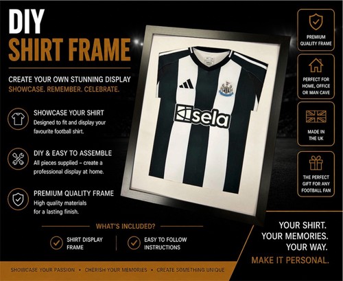 Frame for signed football - frame,