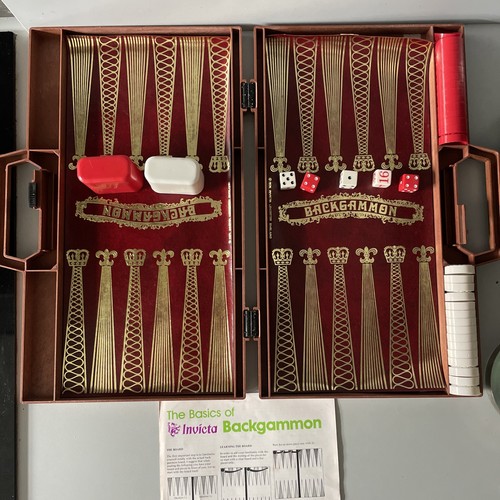 Backgammon set case vintage - set,