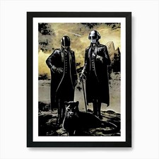 Daft Punk Art Print Framed Wall Art Poster Canvas Print Picture