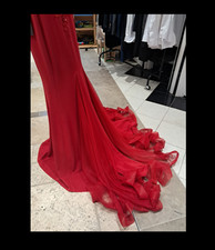 Pia Michi Stunning Red Prom