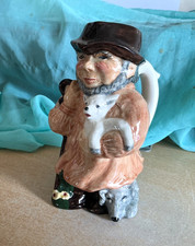 ROY KIRKHAM VINTAGE CHARACTER TOBY JUG " THE SHEPHERD” Staffordshire England