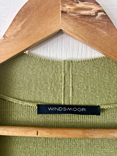 Windsmoor green knit longline - green,