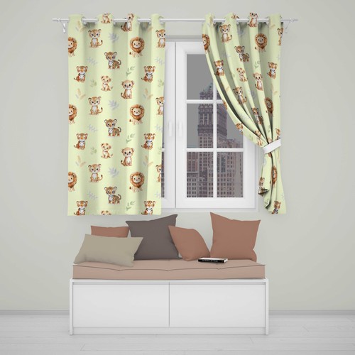 Blackout eyelet curtains cute - eyelet,