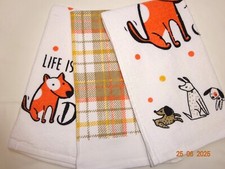 3 x 100% Cotton Tea Towels