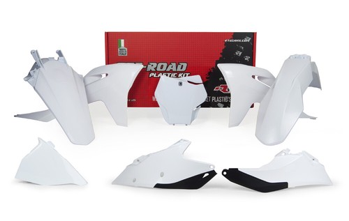 Rtech plastic kit white gasgas - plastic,
