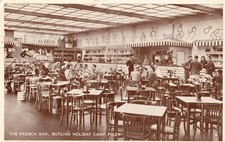 Vintage Postcard - The French Bar, Butlin's Holiday Camp Filey Yorkshire - c1957