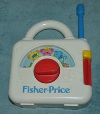 Vintage Pre-loved 1992 Fisher-Price Three Blind Mice Wind-up Radio Toy
