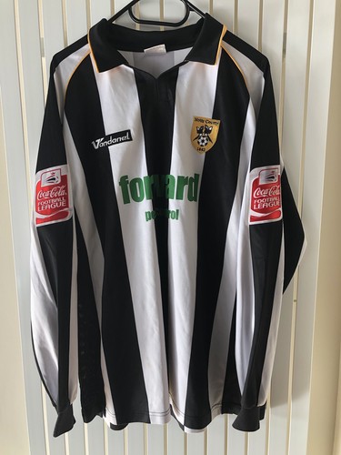 Notts county match worn - county, shirt