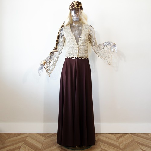 Vintage 1970s gold - 1970s, lurex