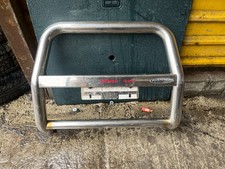MITSUBISHI SHOGUN 4X4 FRONT BUMPER NUDGE A CHROME BULL BAR SAFETY GUARD