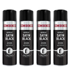 Simoniz satin black spray - simoniz,