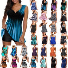 Lady Swim Dress Skirt Bottoms Swimdress Swimwear Swimsuit Swimming Costume 6-20