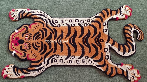 Tibetan tiger rugs - tibetan, feet