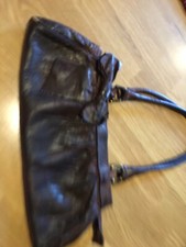 Brown Leather bag Caterina Lucci
