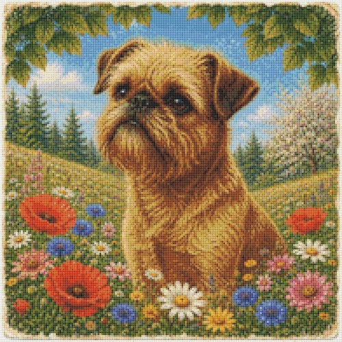 Griffon bruxellois puppy dog - griffon,