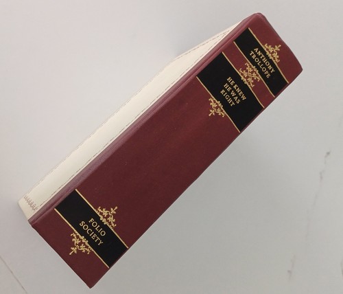 Folio society anthony trollope - folio,