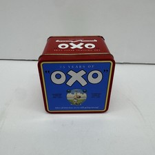 VTG Old OXO Cubes Metal Tin