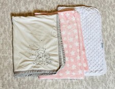 3 Baby Girl Soft Blankets (including Winnie The Pooh (Pink/White/Cream)