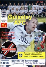 Guiseley v Cammell Laird 16/08/08 Northern Premier Division