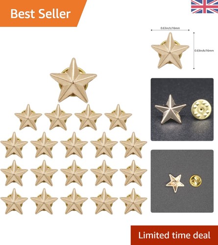 Gold star lapel pins - 20,
