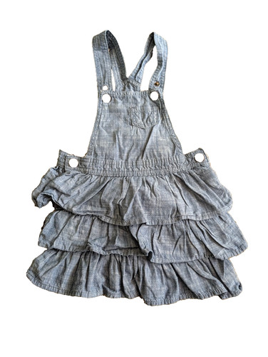 Girls denim ruffle - girls,