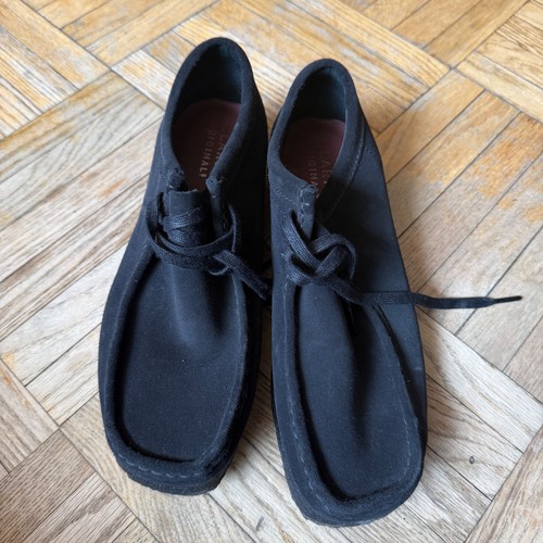 Clarks wallabees black - wallabees, suede