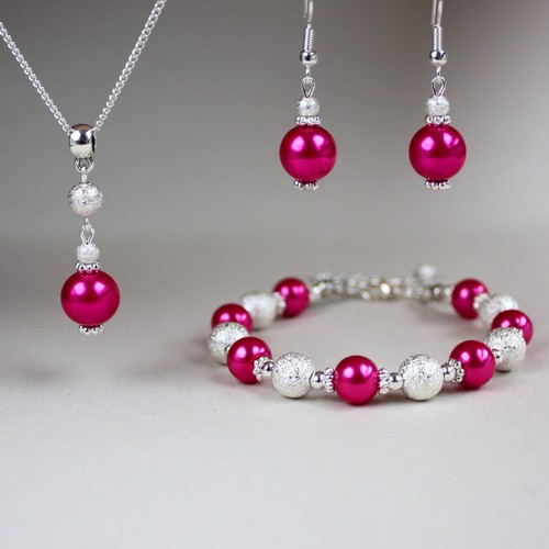 Hot fuchsia pink pearl
