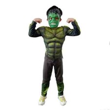 Incredible Hulk 3-8 Yrs Boys Fancy Dress Kids Marvel Avengers Cosplay Costume -