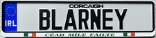 Southern Ireland Cork SOUVENIR Irish Number Licence License Plate with Frame