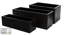 Fibreglass Trough Matt Black