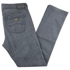 Armani Jeans Mens Grey Slim Fit  Smart Jeans Size W30 L34