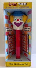 VTG Giant PEZ Clown Red Stem
