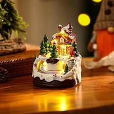 Village House with Lights