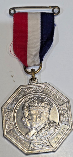 King george 1935 - v, silver
